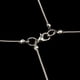 thumbnail image 5 of Collar de gargantilla de perlas de doble cadena larga elegante de moda para mujer suéter camisa Plata Hugo Collar de perlas de cadena doble, 5 of 10