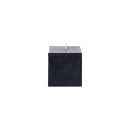 Mega Candles Unscented Black Square Pillar Candle | Hand Poured Premium Wax Candles 3