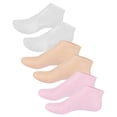 thumbnail image 2 of Miangastore 3 Pairs Spa Socks For Foot Care Moisturizing Elastic Socks For Dry Cracked Feet Reusable Skin Transparent Fits, 2 of 8