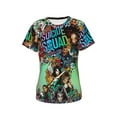 thumbnail image 5 of Suicide Harley Quinn Squad Women's T Shirts Round Neck Short-Sleeve Soft T-Shirt Summer Casual Tee Tops 3D Printing Tee Shirt, 5 of 6