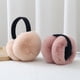 thumbnail image 5 of Orejeras plegables de invierno cálidas para hombres y mujeres, estilo coreano, lindas orejeras de felpa gruesa de piel de conejo de imitación para estudiantes, 5 of 6