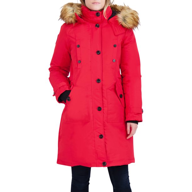 Canada Weather Gear Canada Weather Gear Women's Faux Fur Hooded Parka