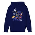 thumbnail image 5 of Fiaer Planet Printed Day of School 6 7 Long Sleeve Hoodies Six Seven Hooded Sweatshirt Casual Soft Crew Neck Basic Tops,Size 1-12 Years Navy 100, 5 of 5