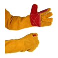 thumbnail image 2 of 1 par de guantes de soldadura de manga larga resistentes al calor guantes de piel de vaca antideslizantes parrilla de barbacoa de soldadura Feliz Sencillez, 2 of 3