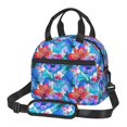 thumbnail image 1 of Disketp Bright Flowers Lonchera Térmica para Mujer y Hombre, Bolsa de Almuerzo Reutilizable e Impermeable para Trabajo, Viajes y Picnic, 1 of 7