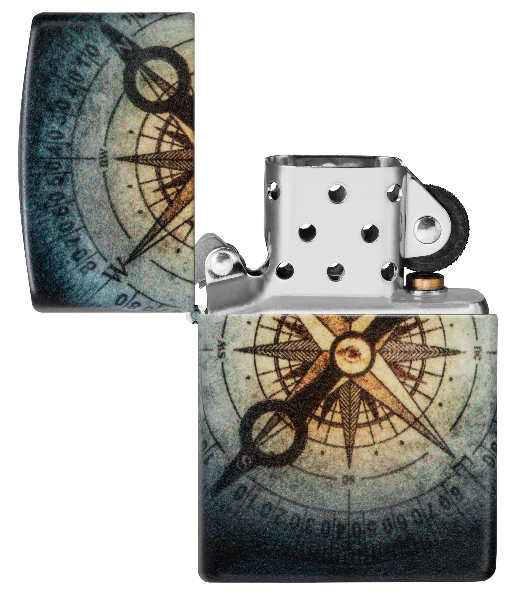 Zippo Compass Ghost Design 540 Glow in the Dark Pocket Lighter