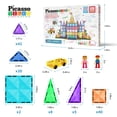 thumbnail image 2 of Juego de bloques de construcción magnéticos PicassoTiles PTM120 120 piezas, 2 of 7