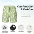 thumbnail image 5 of Lsque Mens Swim Trunks Rabbit And Carrot (2) Pattern - Bathing Suit Compression Liner - Beach Swim Shorts Swimwear - (S-3XL) - Stretch Quick Dry -XX-Large, 5 of 9