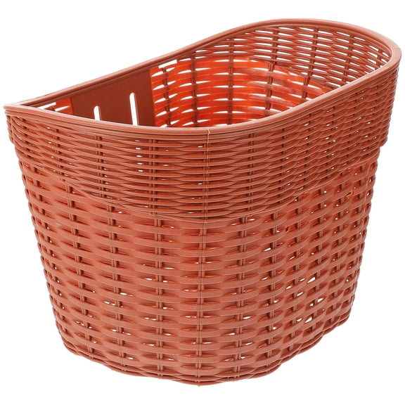 HOMEMAXS 1 Set Bike Front Basket Large Capacity Bike Basket Bicycle Basket Detachable Bike Handlebar Basket