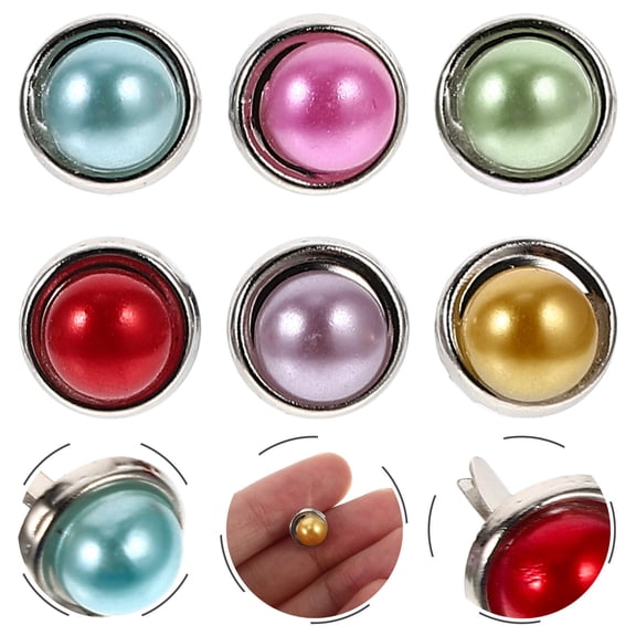 GAXIRE 100pcs Metal Brads Simple Design Fasteners for Wedding Decoration