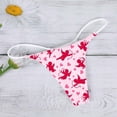 thumbnail image 2 of Yuncity Womens Valentines Day Panties Heart Printed Breathable Thong Valentine'S Day Underwear Pink L, 2 of 4