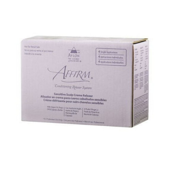 Avlon Affirm Sensitive Scalp Conditioning Relaxer 4 Single Applications Kit