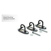 Anchor Gym Set of 3 Mini H1 Workout Wall Mount Solid Steel Anchors