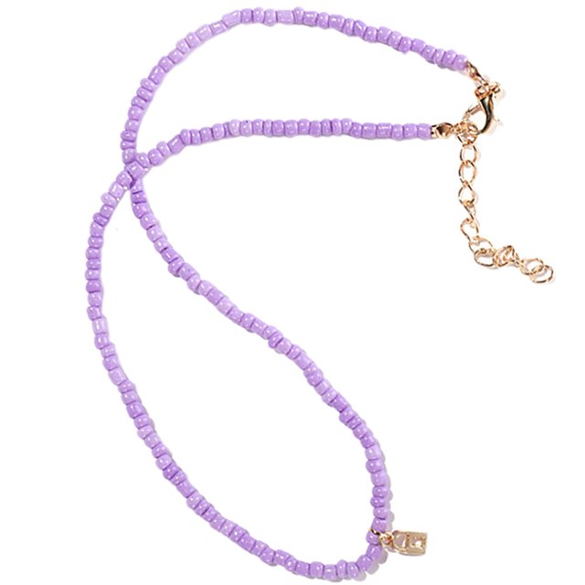 Bangcool Collier Ras du Cou Perlé Simple Ajustable Collier de Plage Collier d'Été pour Femmes