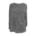 thumbnail image 3 of Neewe Womens Sweaters Long Sleeve Shirts Crewneck Sweatshirts Loose Casual Tunic Tops, 3 of 6