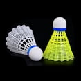 thumbnail image 3 of 6pcs/set Nylon Shuttlecock Table Fiber Ball Head Full Round Wool Style Plastic Badminton for Outdoor Training Use Durable White, 3 of 6