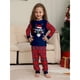 thumbnail image 4 of Conjuntos navideños, pijamas familiares a juego, novedad de 2025, pijamas de manga larga para adultos, niños, parejas, papá, mamá, yo, hija, 4 of 5
