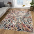 thumbnail image 2 of Rug Branch Geometric Mid-Century Modern  Beige Blue Indoor Area Rug - 8x10, 2 of 8
