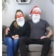thumbnail image 4 of Disfraz navideño de mascarilla con barba de Papá Noel para adultos y niños para Navidad Talla única para todos Rojo $ Navidad Mascarilla con barba y lavable transpirable para hombr, 4 of 5