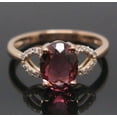 thumbnail image 3 of HeartsAndYou 2.6ct Natural Ruby Diamond Engage Ring Split Band Solitaire 14k SOLID Rose Gold, 3 of 8