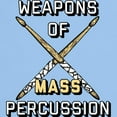 thumbnail image 3 of CafePress - Weapons Of Mass Percussion Light T Shirt - Men's Classic Graphic T-Shirt, 3 of 4