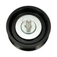 thumbnail image 3 of KarParts360 For Navistar 9900i/LoneStar 2011 2012 Engine Idler Pulley | Aluminum | Serpentine Belt Type | Black Color | OEM Grade Type | 5 Millimeters Thickness | M6 -1.0 Groove | For 3689465, 3 of 4