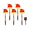 thumbnail image 2 of FastXmas Christmas Solar Ground - Plug String Lights,19.7" Merry Christmas Pathway Solar Lights, 5 in 1 LED Floor-Plug Light Decorations for Front Yard,Pathway,Christmas Day Roof Yard,Driveway,Party, 2 of 8