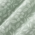 thumbnail image 3 of Sun Zero Satti Embroidered Leaf 100% Blackout Grommet Curtain Panel, 40"X84", Sage Green, 3 of 8