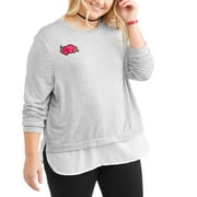 Moral Fiber Junior's Plus Long Sleeve Tw