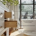 thumbnail image 5 of Ancerre Designs Elizabeth 60" Wood Bathroom Vanity Set in White, 5 of 12