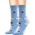 thumbnail image 6 of Womens Girls Novelty Funny Crew Socks Cute Animal Bear Socks for Girl's Gift, 6 of 6