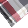thumbnail image 4 of vidaXL Sun Lounger Cushion Red Check Pattern 200x50x3cm Oxford Fabric, 4 of 5