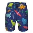 thumbnail image 3 of Goofa Dinosaurs Printed Mens Swim Trunks Summer Quick Dry Short Beach Swimwear Bathing Suits-Small, 3 of 9