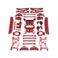 thumbnail image 2 of 15x pieza de coche RC, taza de dirección modificada, Kits de repuesto de brazo oscilante delantero y trasero, accesorios de reequipamiento para 10208 Rojo, 2 of 8