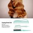 thumbnail image 4 of Hair Edge Brush, Teasing Brush Set Scalp Massaging Portable  For Beauty Salon, 4 of 8