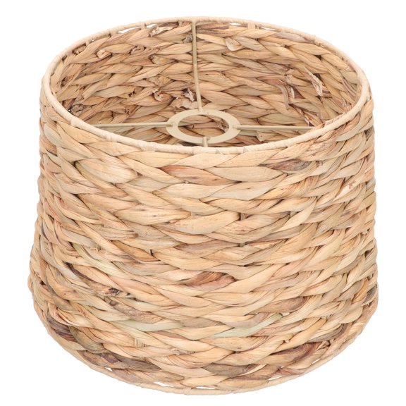 LEORX bamboo woven lampshade rattan Light Brown retro shape restaurant 1Pcs