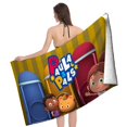 thumbnail image 4 of Paula y Amigos Toalla de playa de secado rápido con diseño temático, regalo para mujeres y niñas, ideal para cumpleaños, fans, amantes de la música, uso en la playa o al aire libre, 78 × 180 cm, 4 of 6