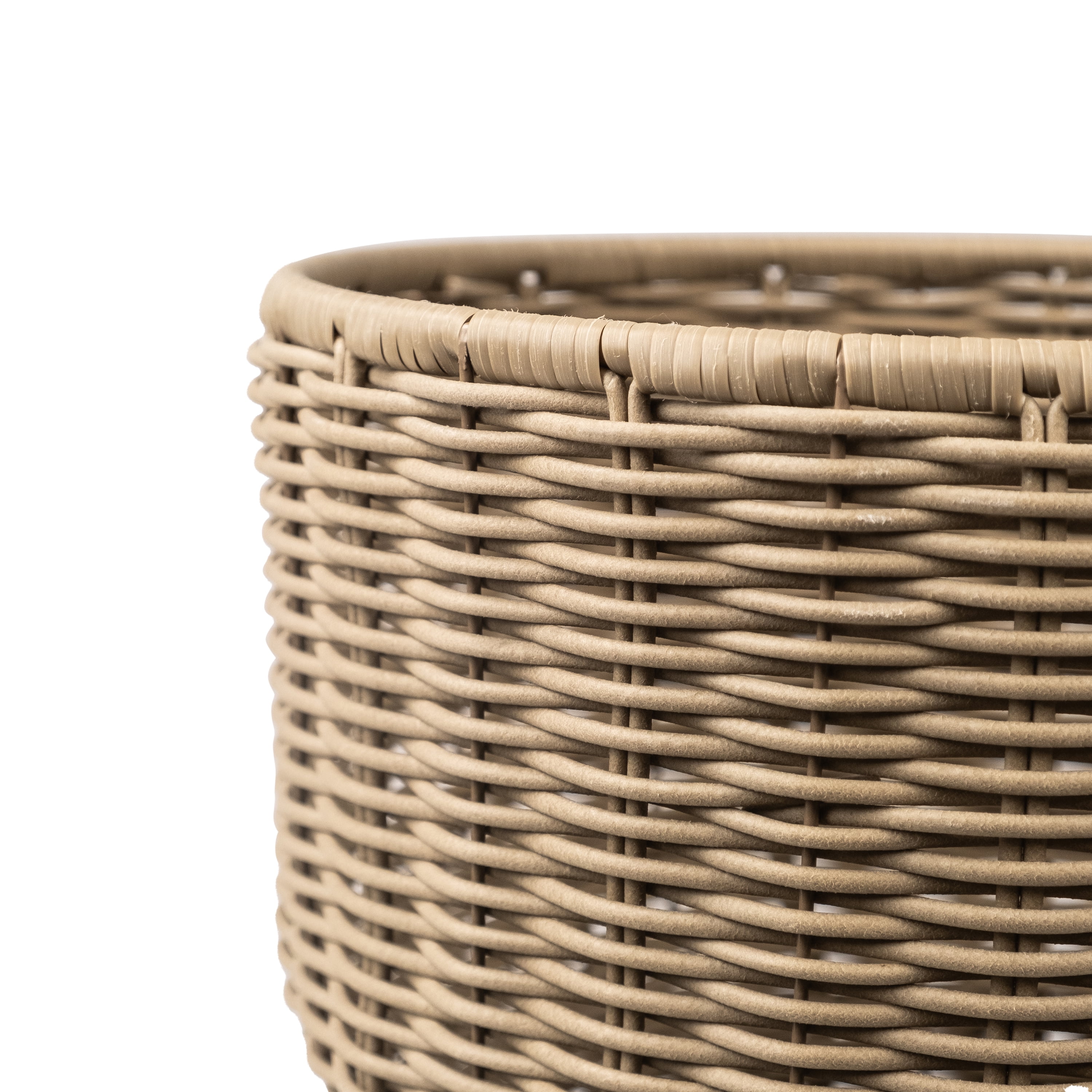 Better Homes & Gardens 12 inch Celeste Resin Planter with Metal Stand, Indoor or Outdoor Use