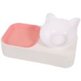 thumbnail image 1 of WRITWAA Pet Feeding Supply Cat Feeder Plastic Pink 1Pack, 1 of 6