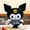 Black gold kulomie, variant on Kawaii Gothic Style Plush Collection, Best Birthday Gift, Cat & Character Toys with Star Tulle Skirt