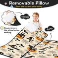 thumbnail image 3 of Black Cat Pumpkin Halloween Pattern Toddler Nap Mats for Kids Preschool,50"x20" Sleeping Mat Bag or Kids,Toddler Sleeping Bag,Toddler Nap Mat or Daycare, 3 of 6
