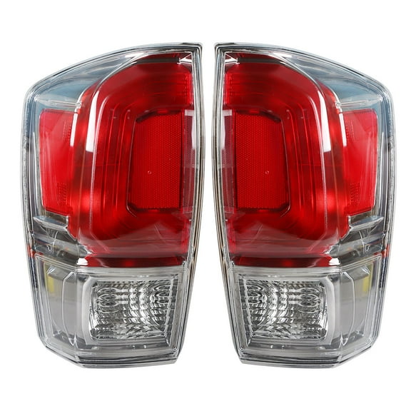 labwork A Pair Driver and Passenger Tail Lights for 2016-2020 Toyota Tacoma Red Brake Lamps