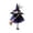 Purple, variant on BotaniNest Halloween Decorations Halloween Witch Hanging Ghostly Home Ornament For Party Porch Wall Door Entryway