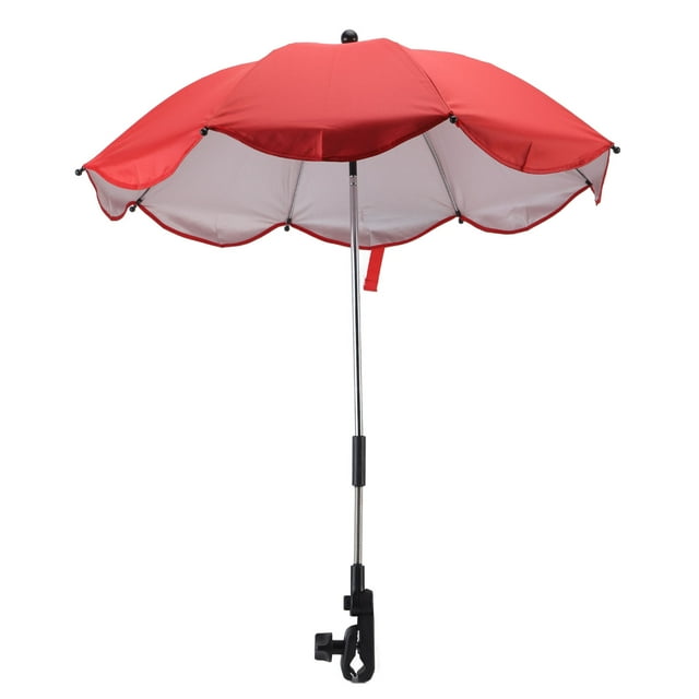 Sombrilla para cochecito, sombrilla universal para cochecito de 14 pulgadas, sombrilla para cochecito de bebé, sombrilla para cochecito, sombrilla con acabado de lujo
