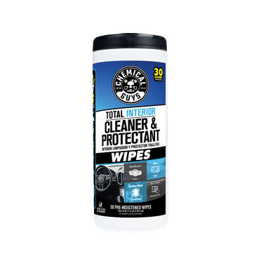 Chemical Guys Total Interior Cleaner & Protectant Wipes in Canister, 30 Count