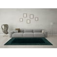 thumbnail image 3 of Ahgly Company Indoor Rectangle Abstract Light Blue Modern Area Rugs, 5' x 8', 3 of 4