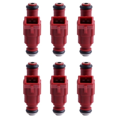 Fuel Injectors Kits 0280156028 SCITOO 4 Hole New OEM Fuel Injector Fit for 2002 2003 2004 for Mercury Mountaineer 2001 2002 2003 for Ford Explorer 4.0L (Set of 6)