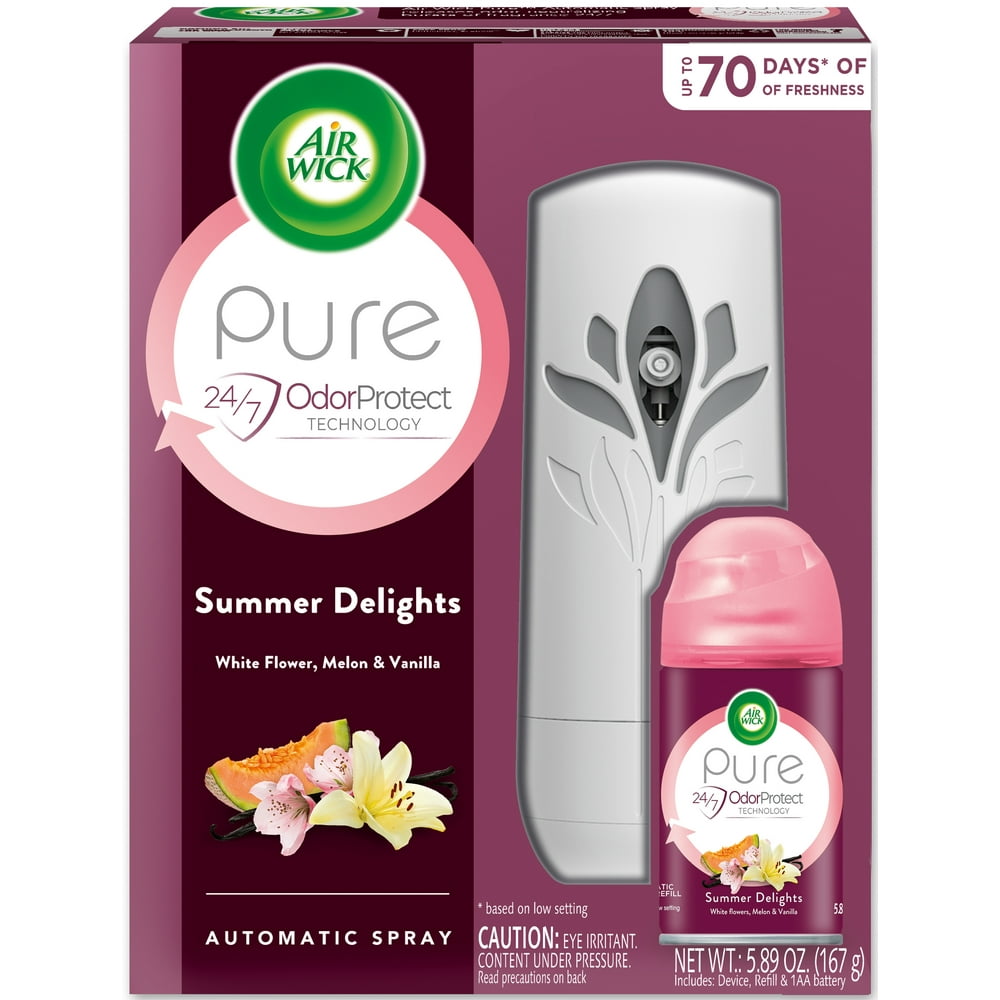 Air Wick Pure Automatic Air Freshener Spray Kit Gadgetrefill Summer