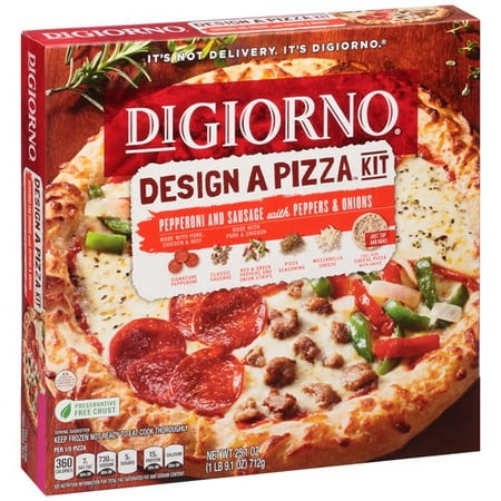 Digiorno Pizza digiorno design a pizza kit pepperoni and sausage with peppers Digiorno Pizza digiorno design a pizza kit pepperoni and sausage with peppers