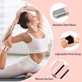 thumbnail image 6 of Ueasy Wrist Ankle Weights 1 lbs (Pair) - Adjustable Silicone Weighted Bangles for Gym/Yoga/Walking/Strength Training​, 6 of 7